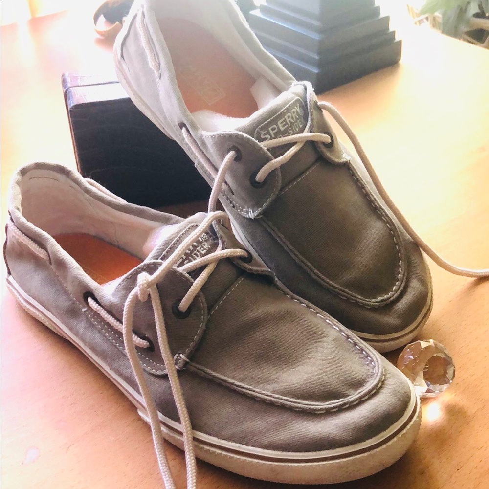 Men’s Haylard Sperry Topsider khaki Boat sneaker